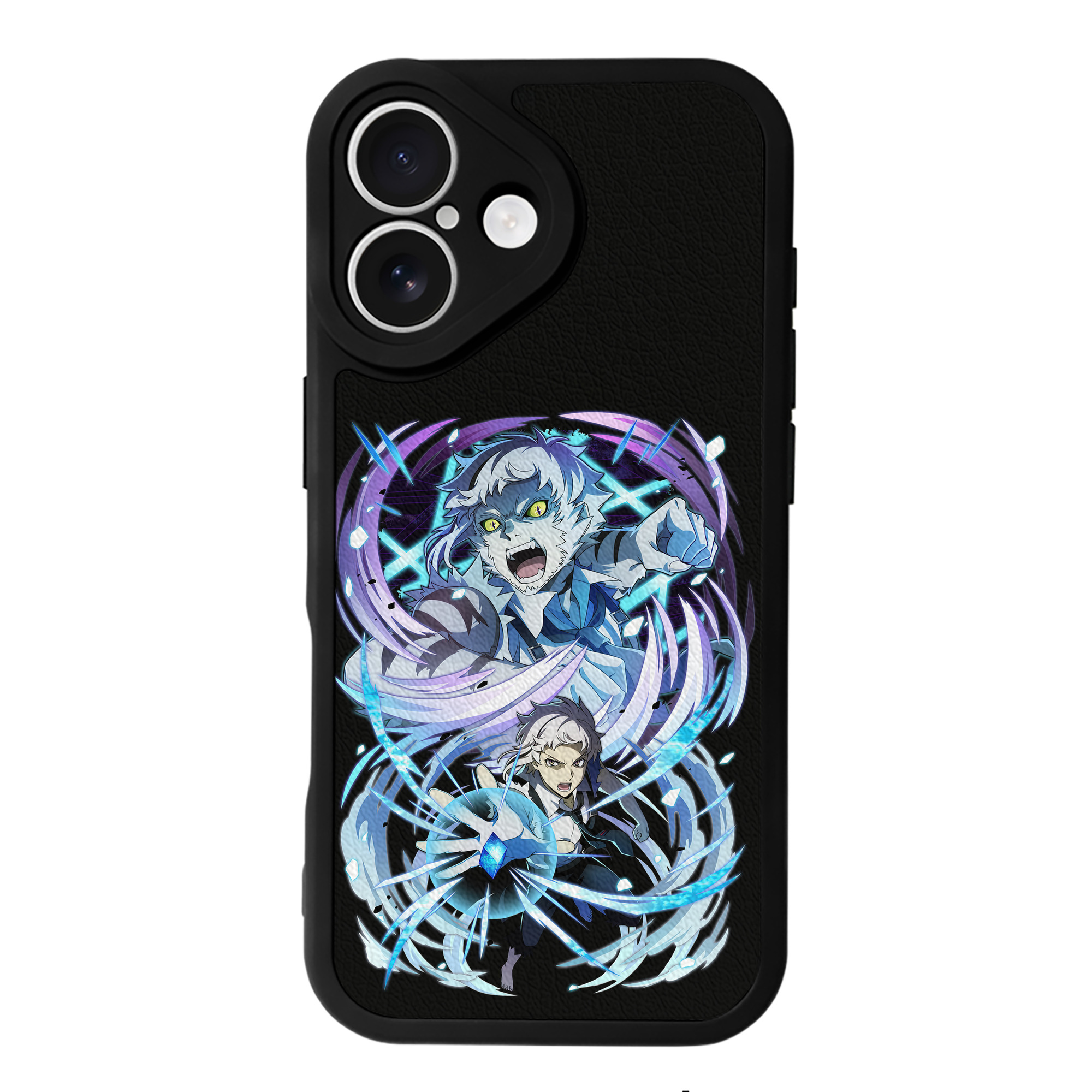（画像用） 文豪ストレイドッグス Bungo Stray Dogs 【iPhone 16シリーズ対応】シリコンスマホケース（レザー調） 材質：シリコン